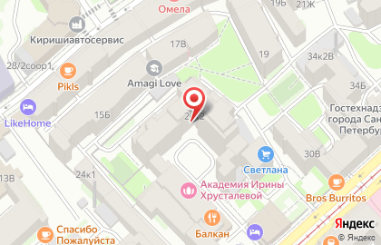 Адвокатская фирма Тонковъ и Партнеры в Петроградском районе на карте