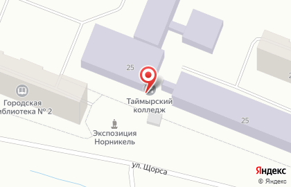 Таймырский колледж на карте