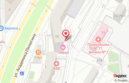 Spa-салон Тайрай на метро Новые Черёмушки на карте