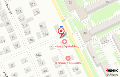 Клиника УрАнМед на карте