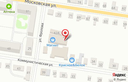 Супермаркет Магнит в Саранске на карте