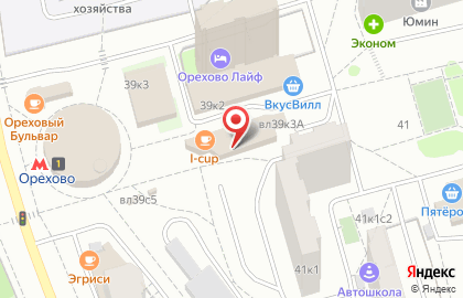 Салон связи Tele2 в Северном Орехово-Борисово на карте