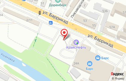 ООО АС-групп на улице Баррикад на карте