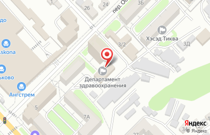 Департамент здравоохранения Брянской области на карте