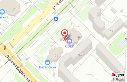 Федерация тхэквондо в Дзержинском районе на карте