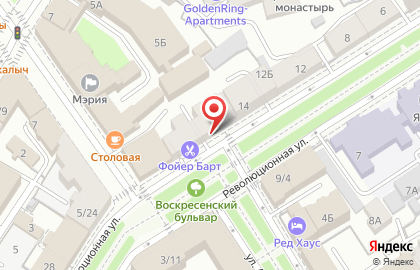 Юридическая компания ЮрБизнес на Революционной улице на карте