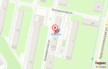 Сеть супермаркетов Магнит в Свердловском районе на карте