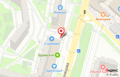 Киоск печатной продукции АМО-Пресс на улице Генерала Кузнецова на карте