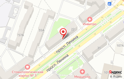 Отделение МВД России по Ленинскому городскому району г. Ярославля на карте