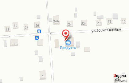 Продовольственный магазин Приморский на карте