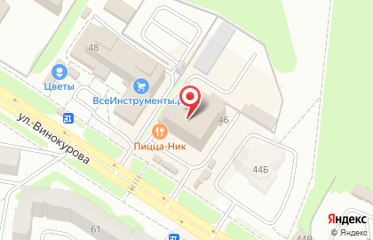 Магазин Максимка на улице Винокурова на карте