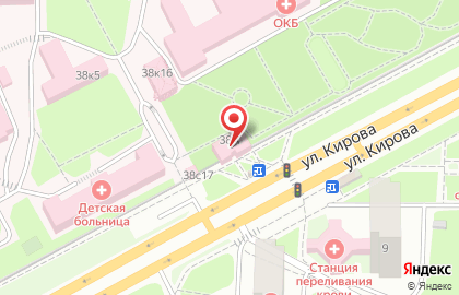 Ортопедический салон ОРТЕКА на улице Кирова в Подольске на карте