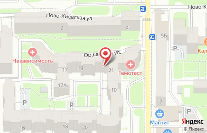 Студия отбеливания зубов Magic White на Оршанской улице на карте