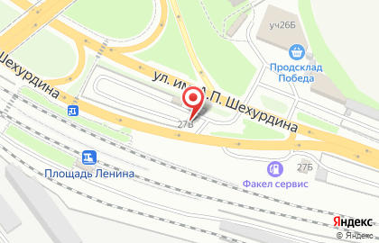 Шиномонтажная мастерская Tires Profi в Ленинском районе на карте
