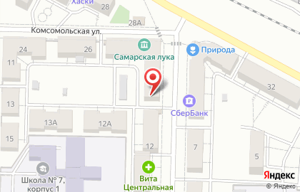 Производственно-торговая компания Ю.г. на Комсомольской на карте