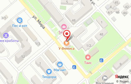 Магазин Марта в Георгиевске на карте