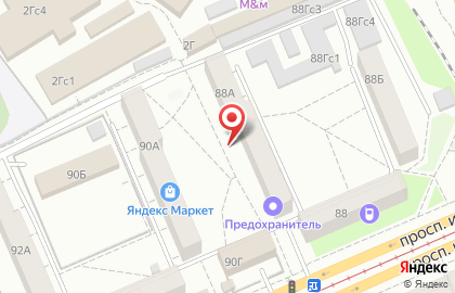 Магазин тканей на проспекте Газеты Красноярский Рабочий, 88а на карте