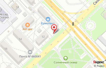 Ломбард Тип-топ в Красноярске на карте