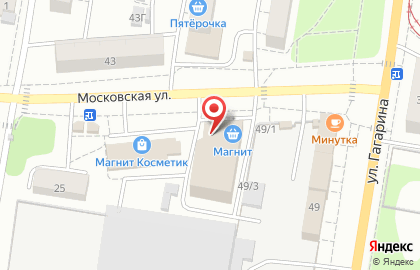 КОНСИБ на улице Гагарина на карте