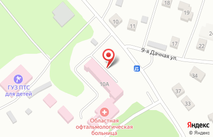 Городская клиническая больница Областная офтальмологическая больница в Ленинском районе на карте