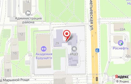 Спортивная секция Школа Мяча на Шереметьевской улице на карте
