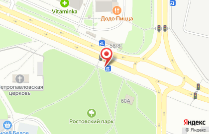 Продовольственный магазин Аленка в Левобережном районе на карте
