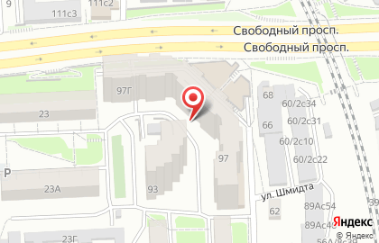 Банкомат ВТБ в Красноярске на карте