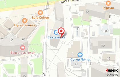 Булочная Каравай-СВ "Мегаполис" на карте