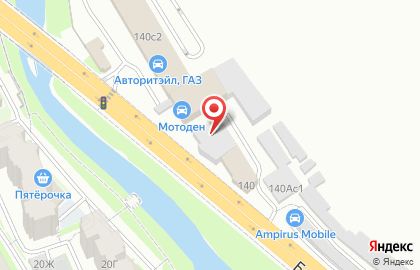 Магазин-склад Родная мебель в Центральном районе на карте