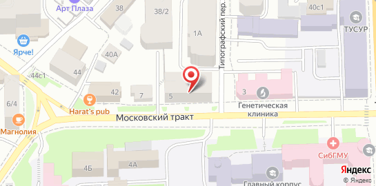 Стоматология Авангард на Московском тракте на карте