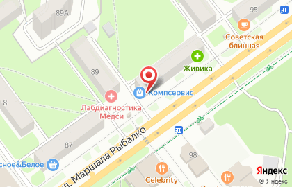 Агентство недвижимости в Перми на карте