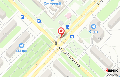 EХ на Первомайской улице на карте