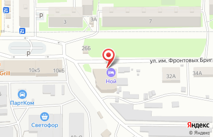 Гостиница Ной в Калининском районе на карте
