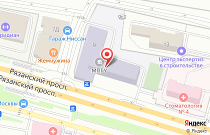 Автосалон Энерджи Авто на Рязанском проспекте на карте