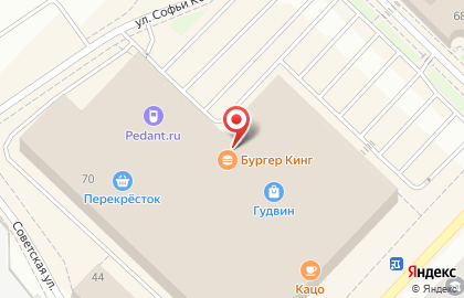 Магазин Чайкоff на улице Максима Горького на карте