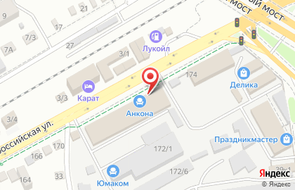 Магазин Срублёвка на ​Новороссийской на карте