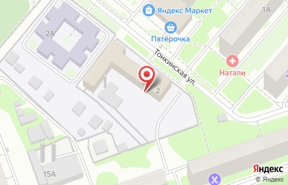 Российский новый университет на Тонкинской улице на карте