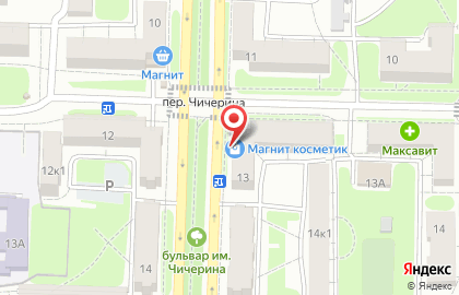 Магазин косметики и бытовой химии Магнит Косметик в Калуге на карте