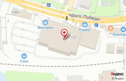 Салон мебели Мебельная Ярмарка в ТЦ Виктория на карте