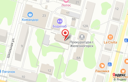 Управление капитального строительства, г. Железногорск на карте