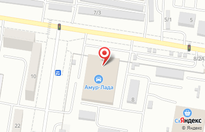 Многопрофильный автоцентр Амур-Лада в Благовещенске на карте