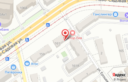 Компания Оконный дом на Ново-Садовой улице на карте
