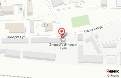 ЭнергоГазИнвест-Тула, ООО на Заводской улице на карте