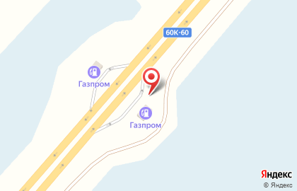 АЗС Газпром в Дивногорске на карте