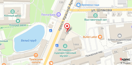 Ортопедический салон ОРТЕКА на проспекте Красной Армии на карте