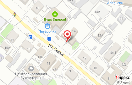 Администрация Рязанского муниципального района на улице Связи на карте