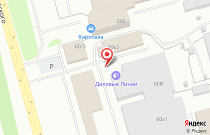 Автотехцентр Yolk на улице Тухачевского на карте