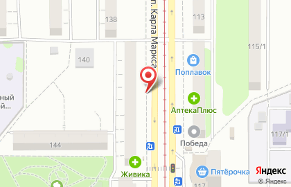 Медицинский центр доктора Новикова В.Г. на улице Карла Маркса на карте