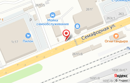 Киоск по продаже фастфудной продукции в Свердловском районе на карте