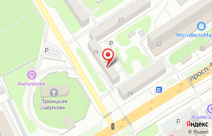 Магазин ВСЁ для ШИТЬЯ на проспекте Королёва на карте